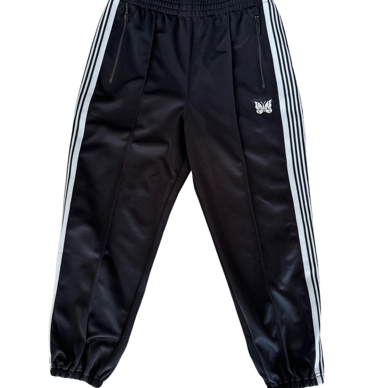 Needles Side Line Track Pant Black & White | END. (US)
