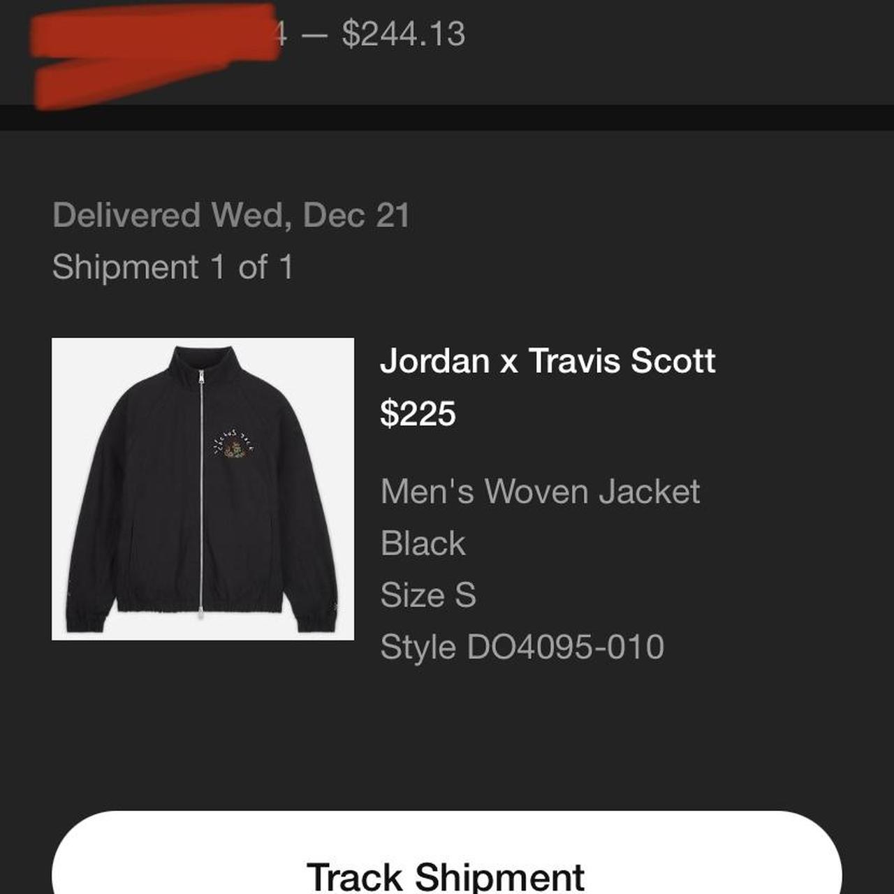 Jordan Jordan x Travis Scott Woven Jacket Black