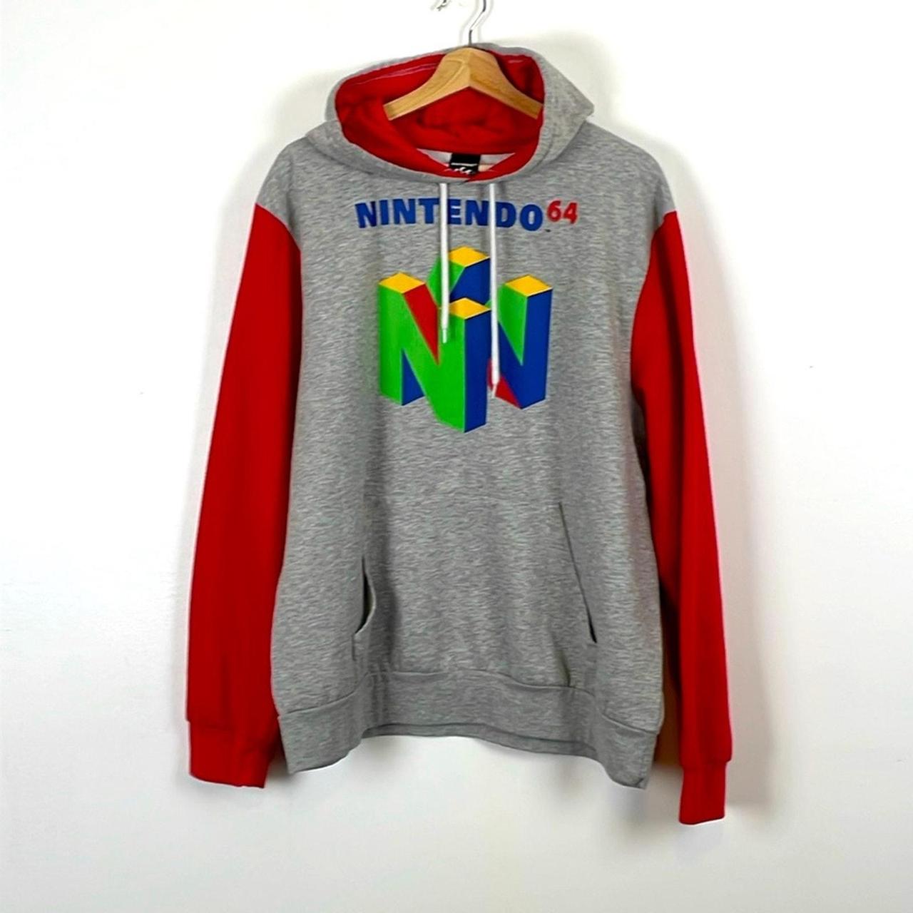 Nintendo 64 Mens XXL Pullover Kangaroo Pocket