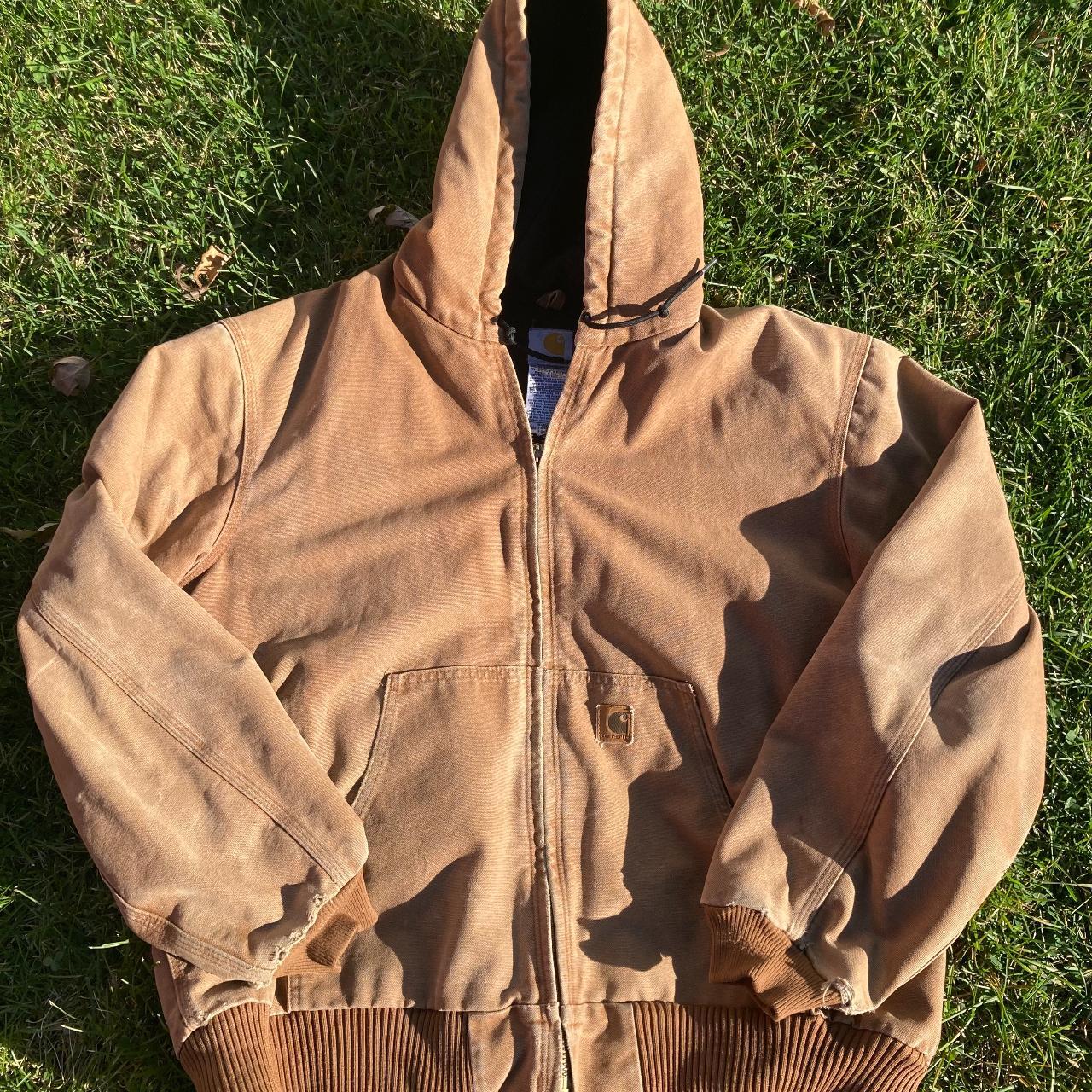 Carhartt Mens J140 Duck Insulated FlannelLined... Depop