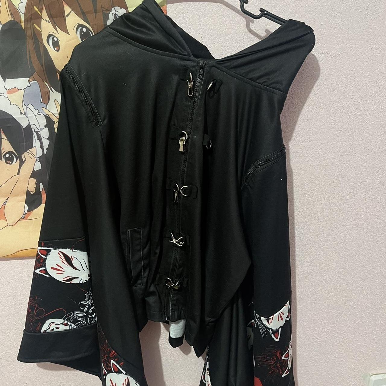 ACDC Rag Visual Kei Higabana Kimono Jacket Worn... - Depop