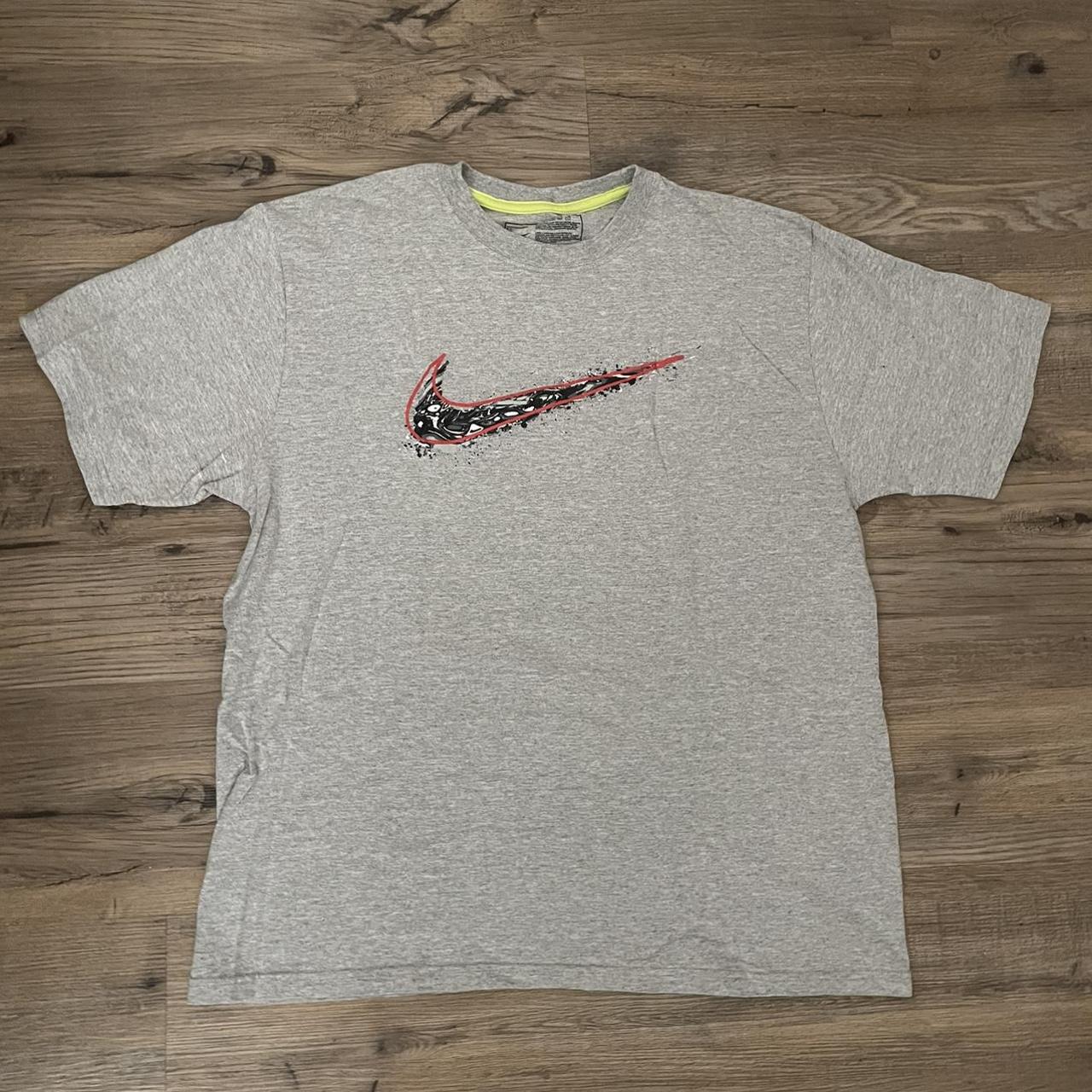 Y2k Nike Shirt - Large - - - Super Sick Nike Swoosh - Depop