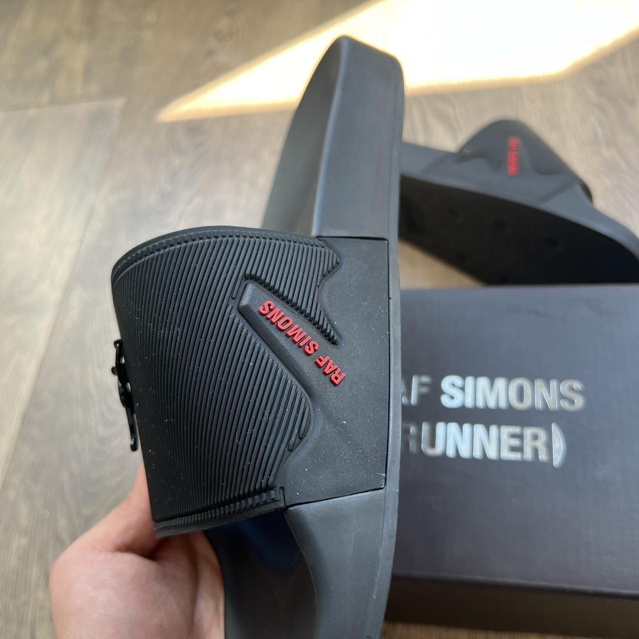 Raf Simons 'Astra' Slides EU40 / UK6 Black / Red | Depop