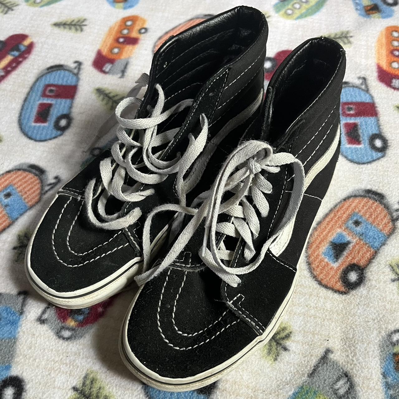 Black vans clearance junior size 3