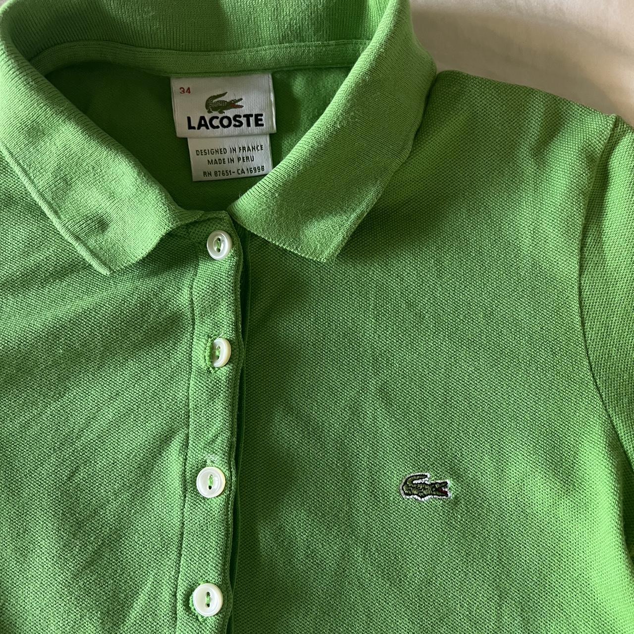 Lacoste polo long sleeve 🐸 Best fit for size... - Depop