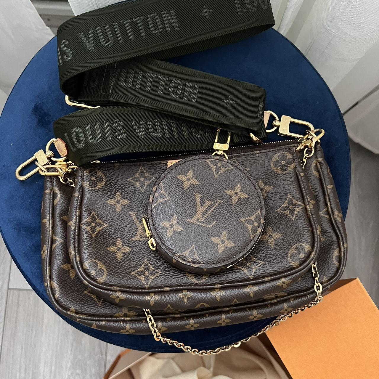 Louis Vuitton Women's Brown and Green Bag | Depop