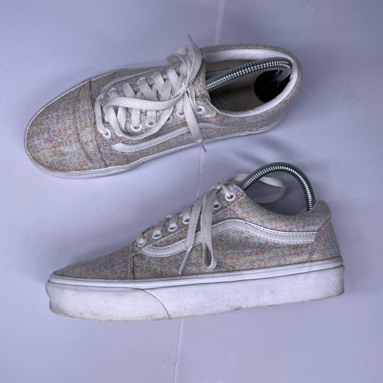 Vans old skool silver on sale glitter