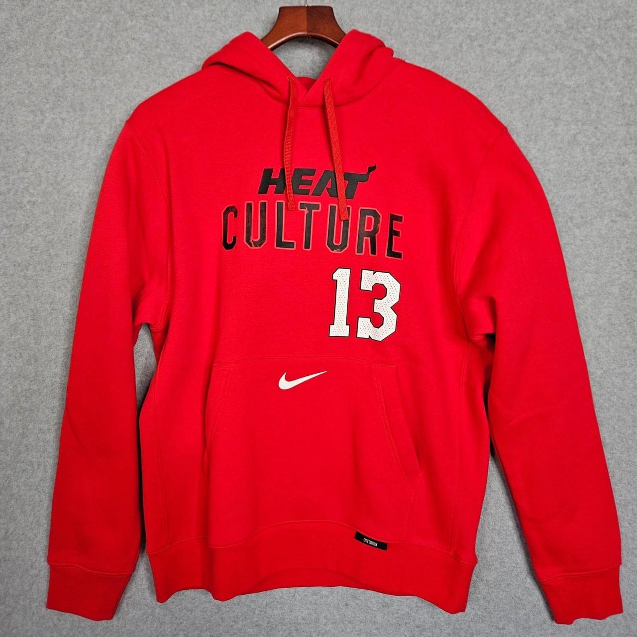 black and red nike hoodie men