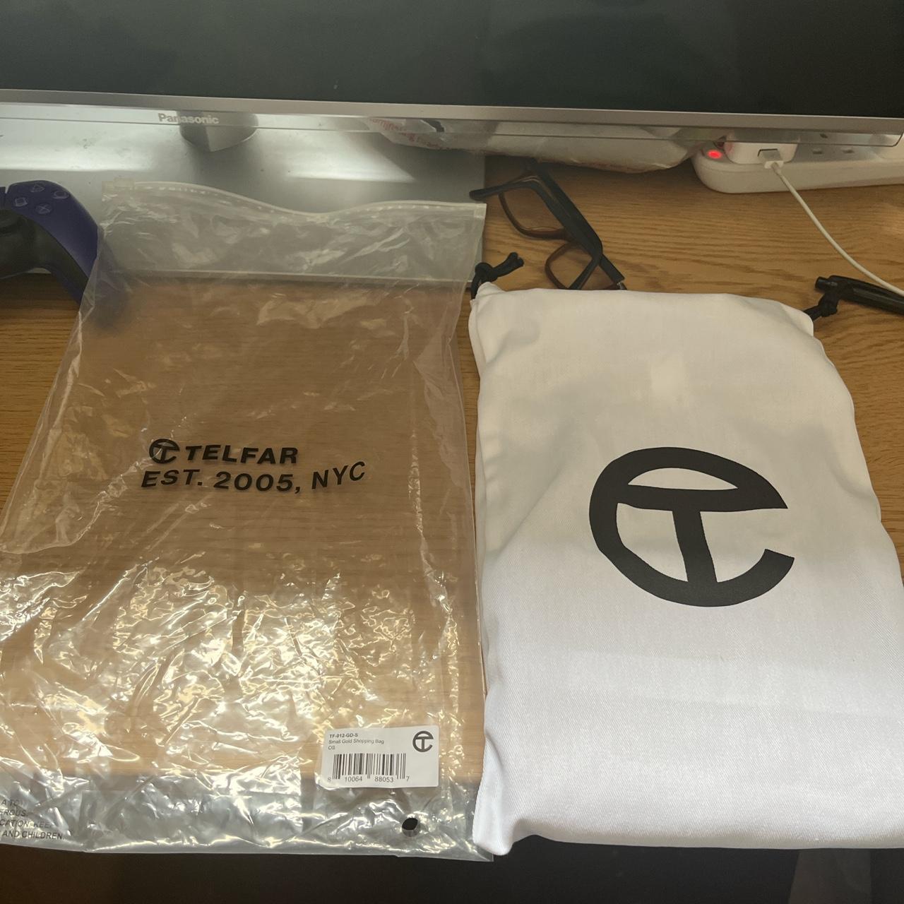 Small Gold Telfar bag Brand new Original tags and... - Depop