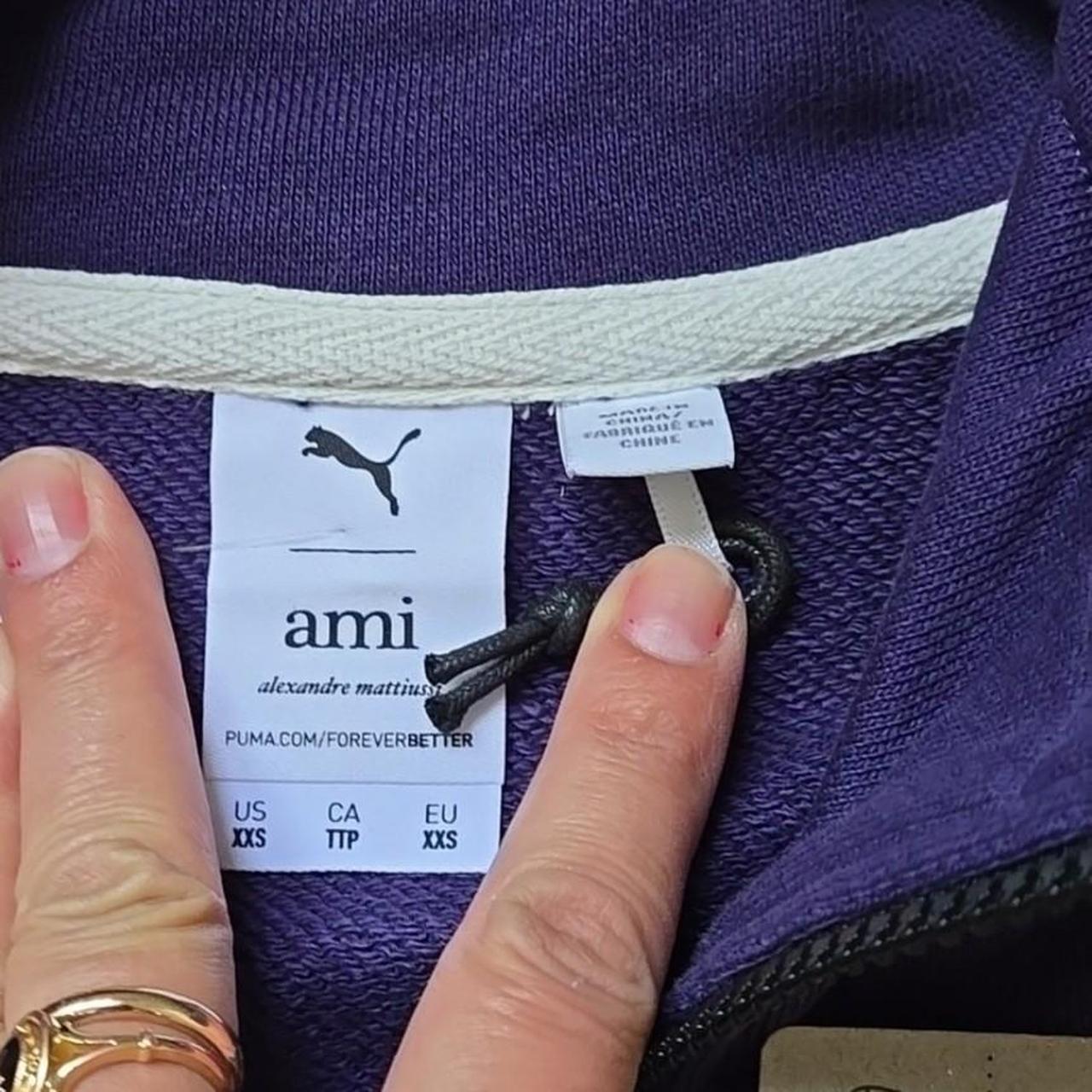 NWT Puma x AMI Half-Zip Sweatshirt (Deep Plum) | Depop NWT Puma x AMI Half-Zip Sweatshirt (Deep Plum) | Depop