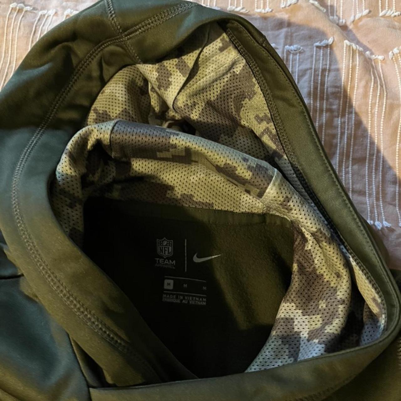 Army Green Steeler Hoodie - Depop