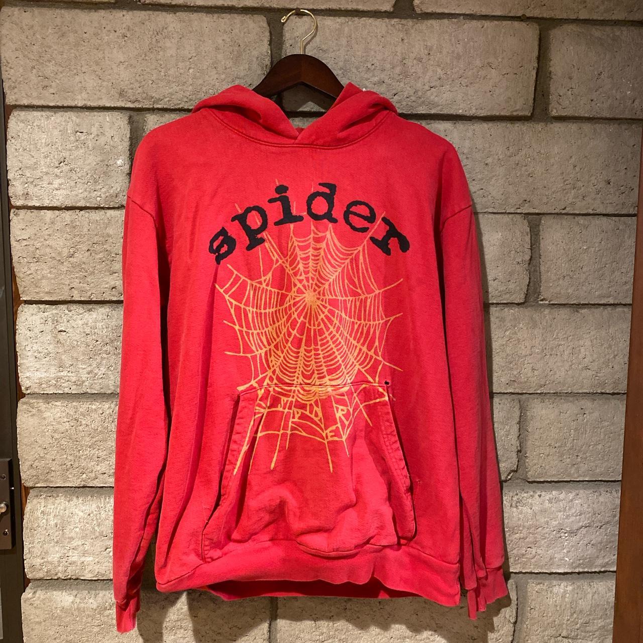 Sp5der Red OG Hoodie Spider brand young... - Depop