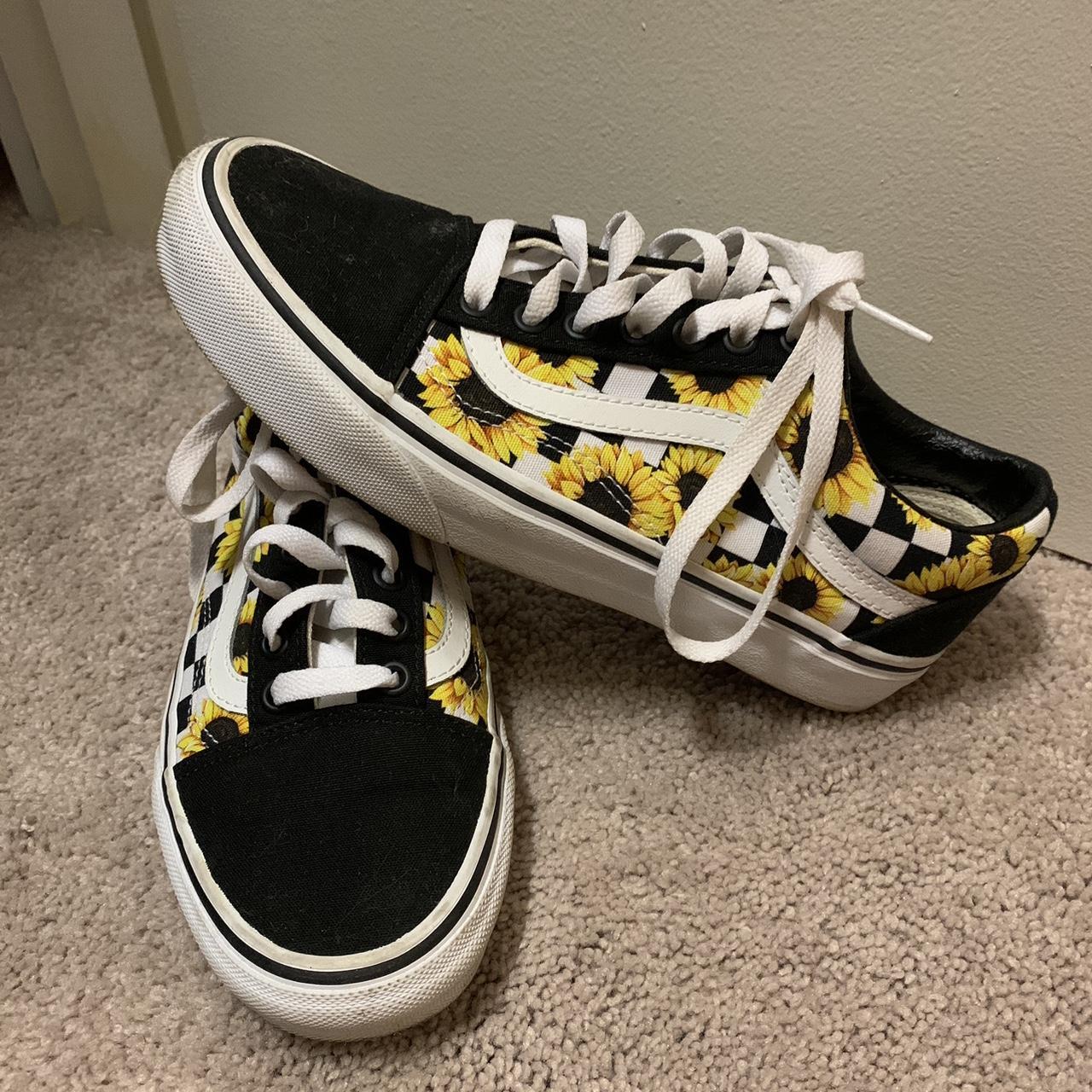 Vans custom sale sunflower