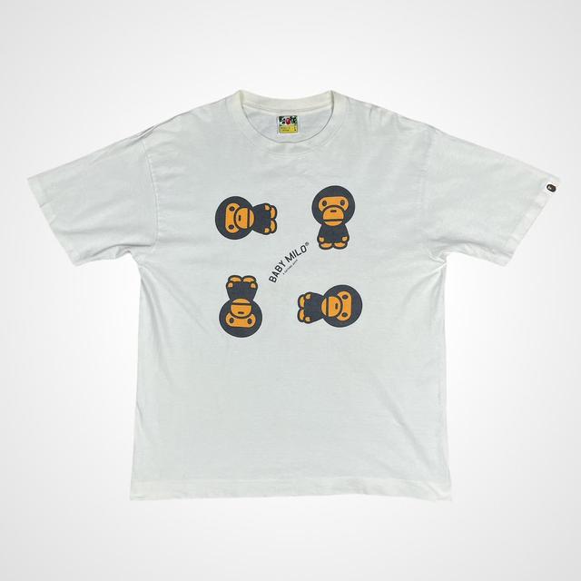 トップス A Bathinh Ape 00s Tee Kaws x Bape x MiLO A Bathing Ape Bape Baby Milo Kaws Collaboration T-Shirt Mens