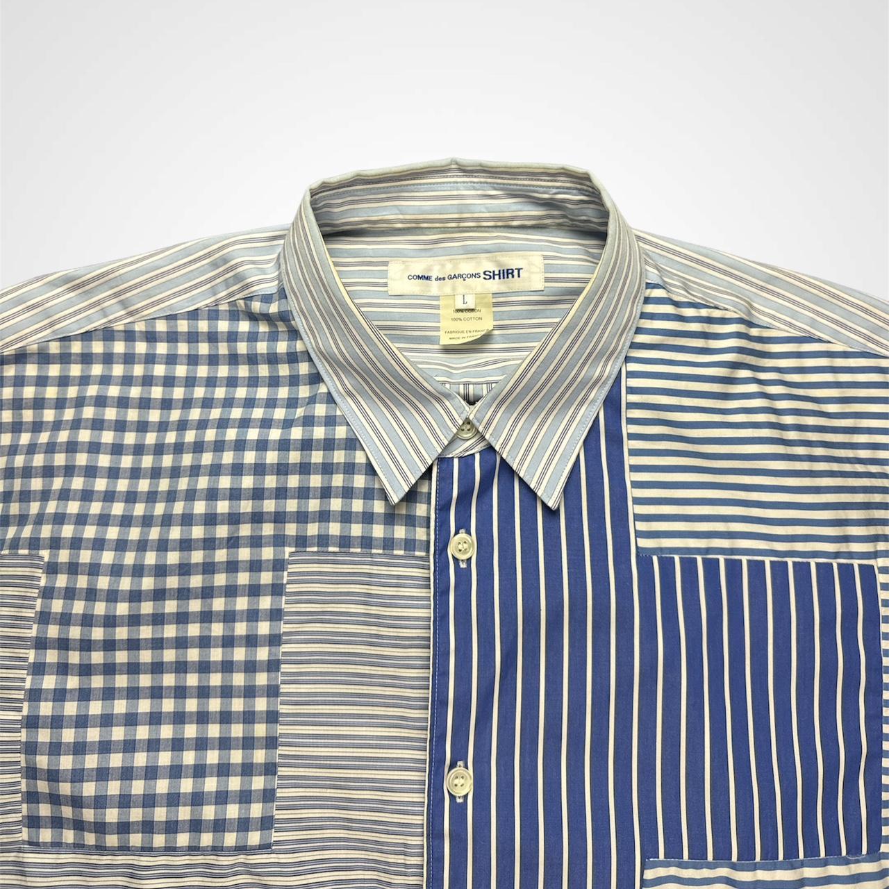 COMME des GARCONS HOMME Patchwork Switching Shirt Size M(K