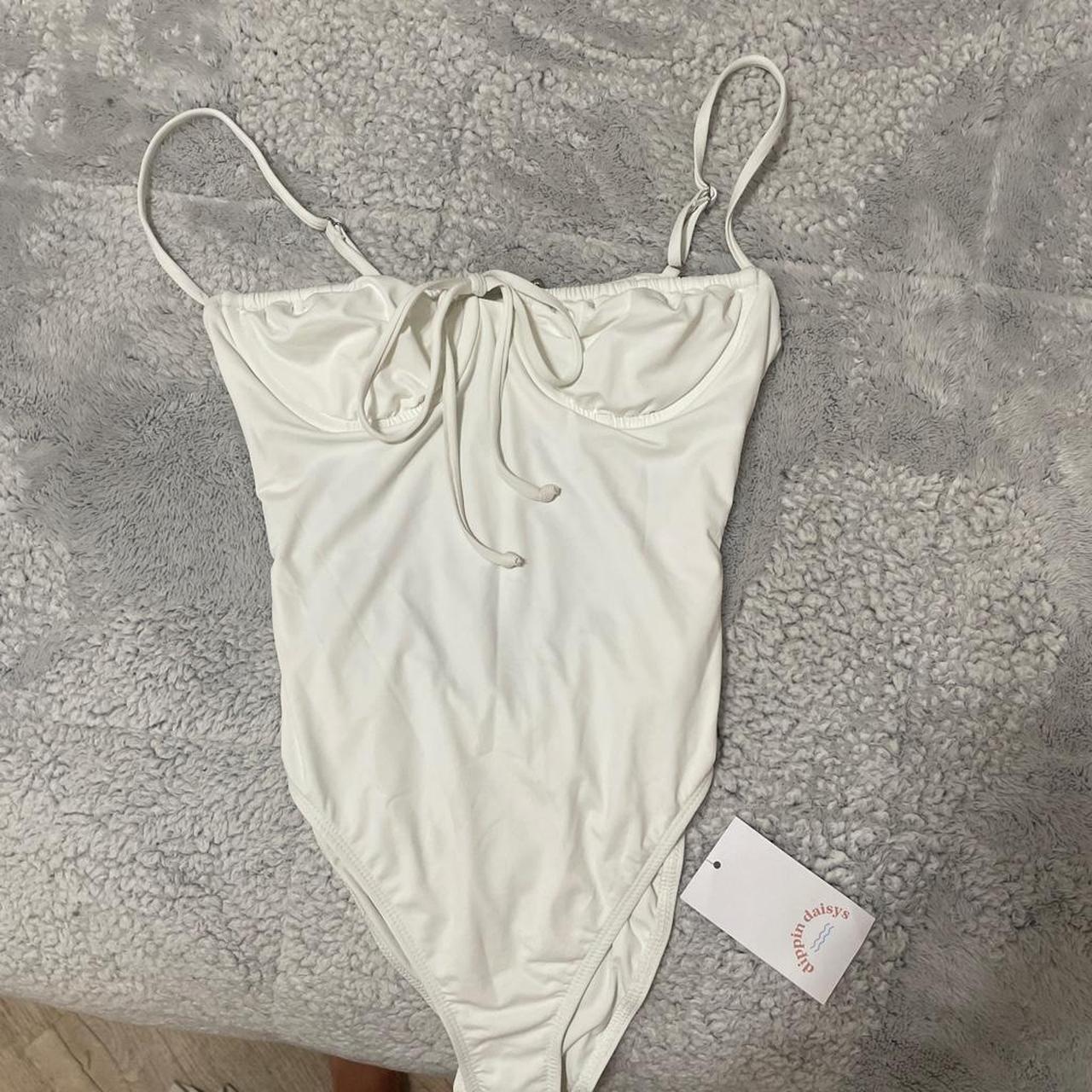 Dippin' daisy's women's white swimsuit one piece