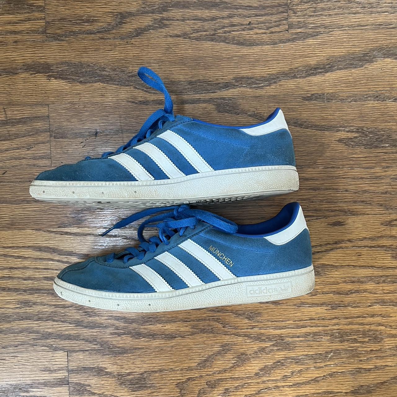 Adidas samba munchen blue shoes #samba Samba/gazelle... - Depop