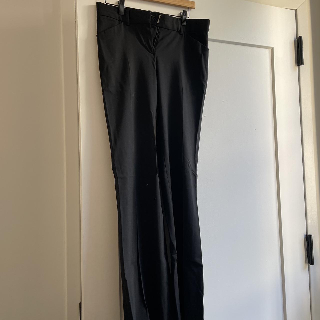 Shops black bootcut work trousers