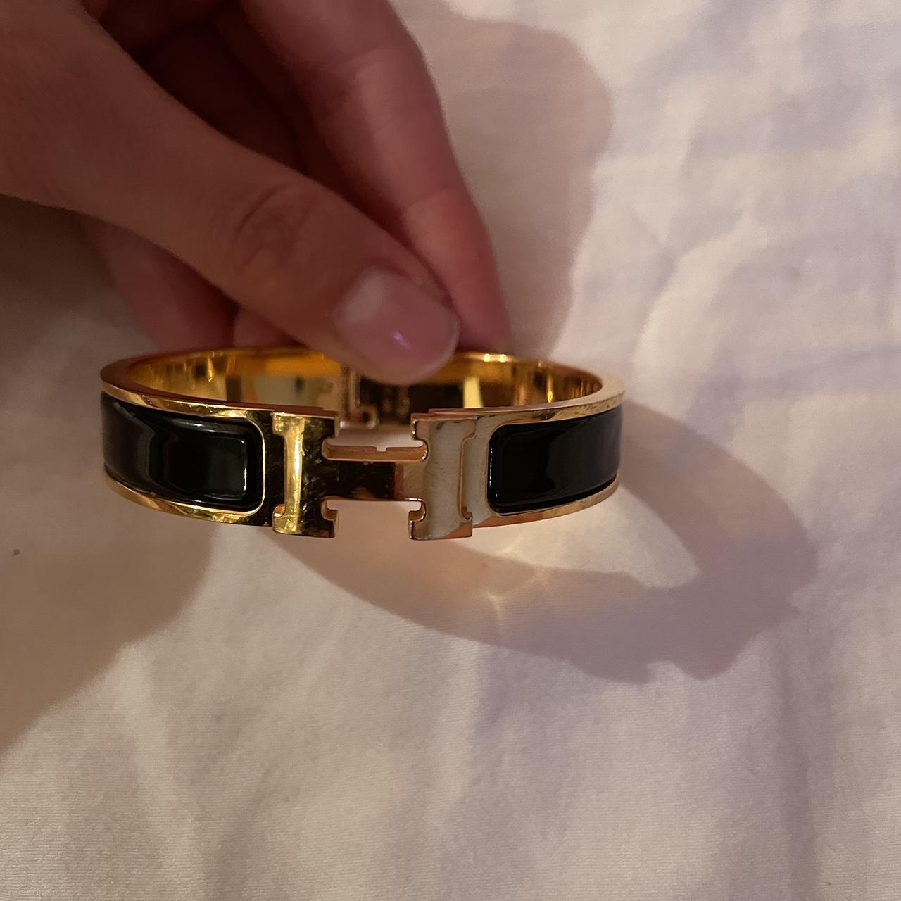 Hermes 2024 black bangle