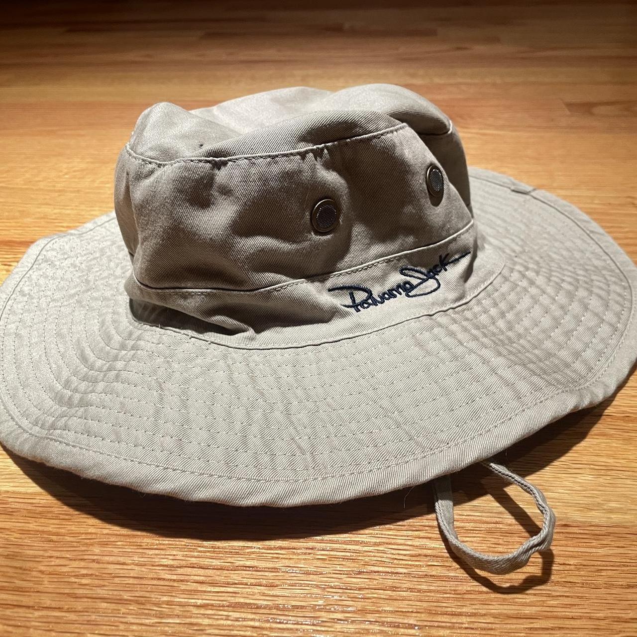 PANAMA JACK TAN BUCKET HAT - Depop