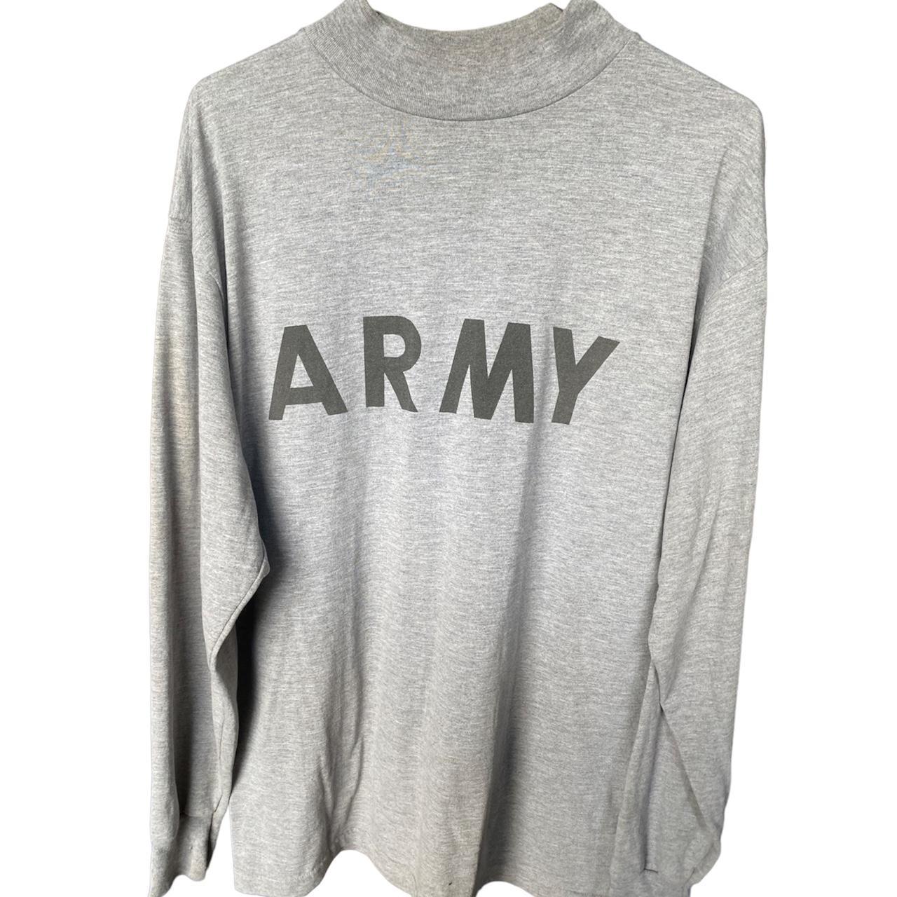 army tan t shirt long sleeve