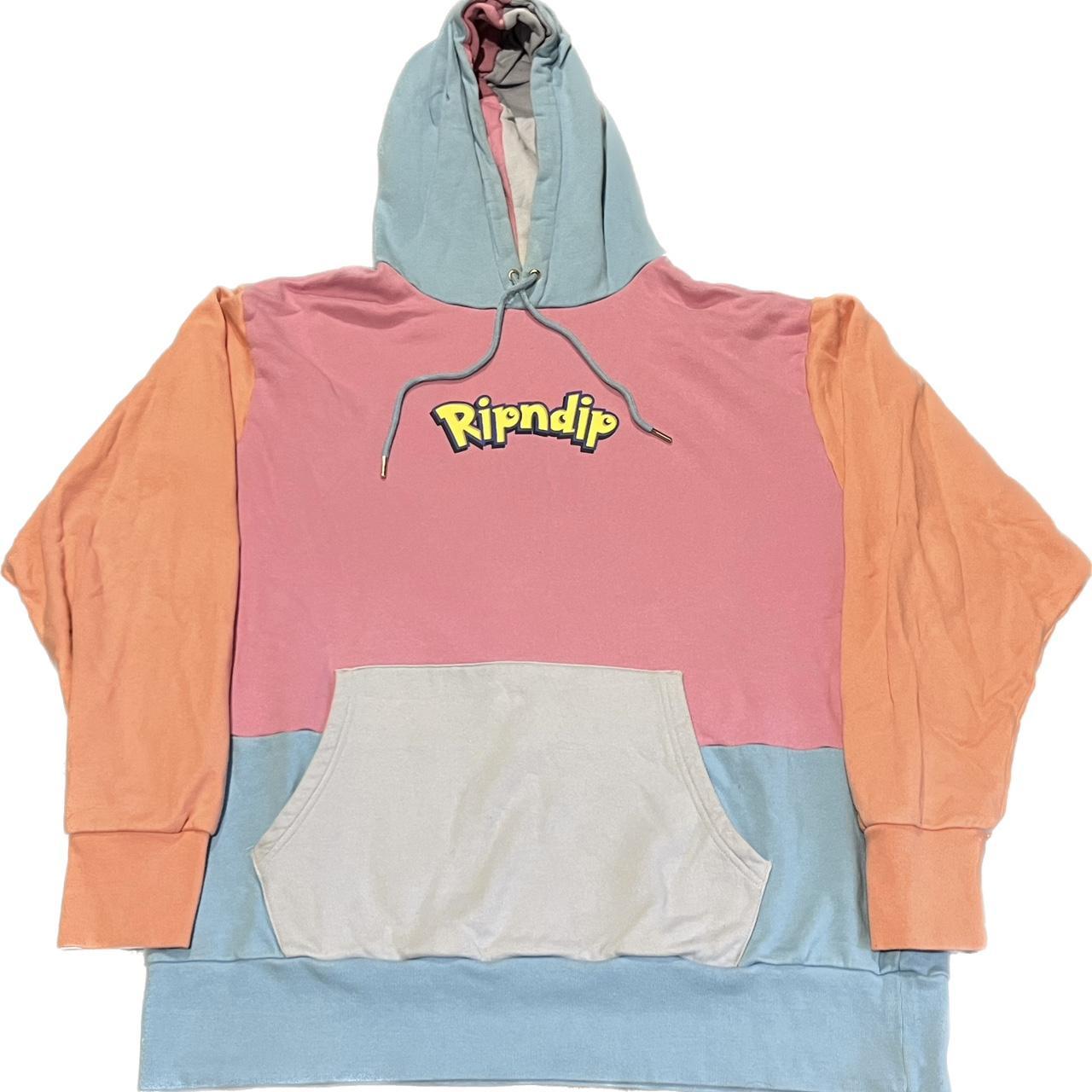 RIPNDIP Pok mon Parody hoodie Color Block size Depop