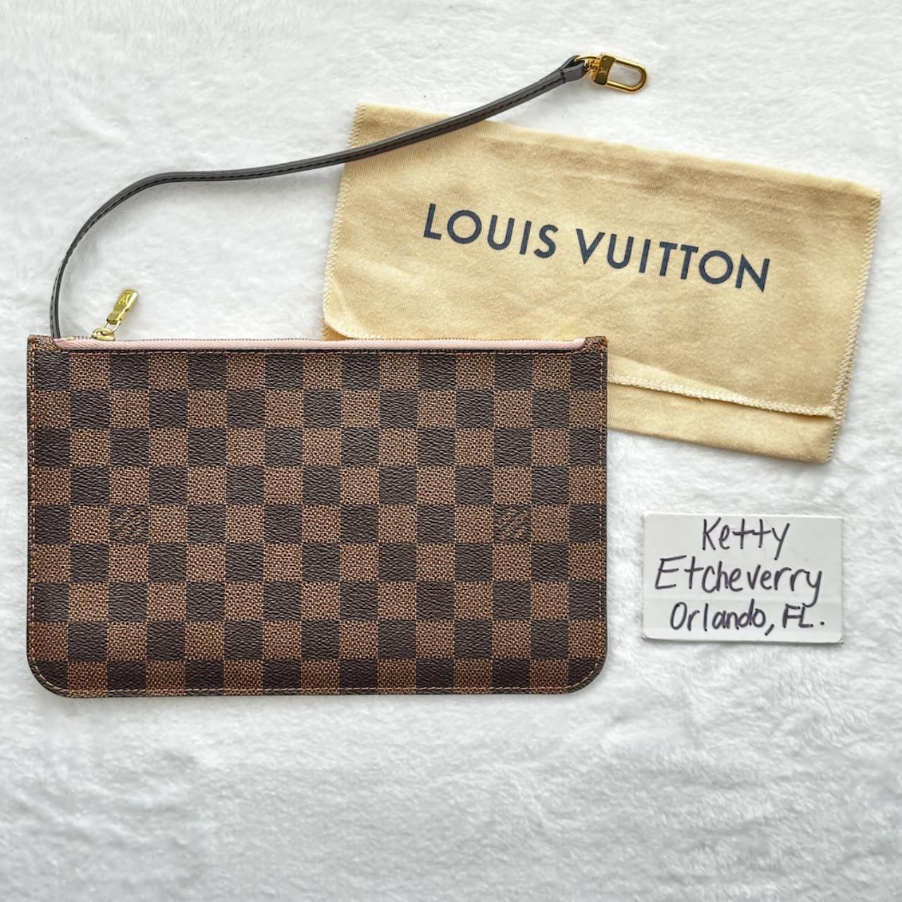 Louis Vuitton Damier Ebene Neverfull Bag GM Brown