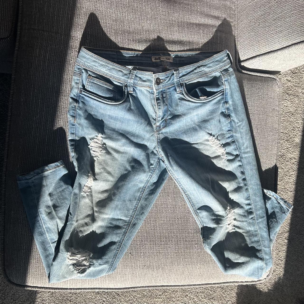 vintage size 13 dollhouse straight leg jeans,... Depop