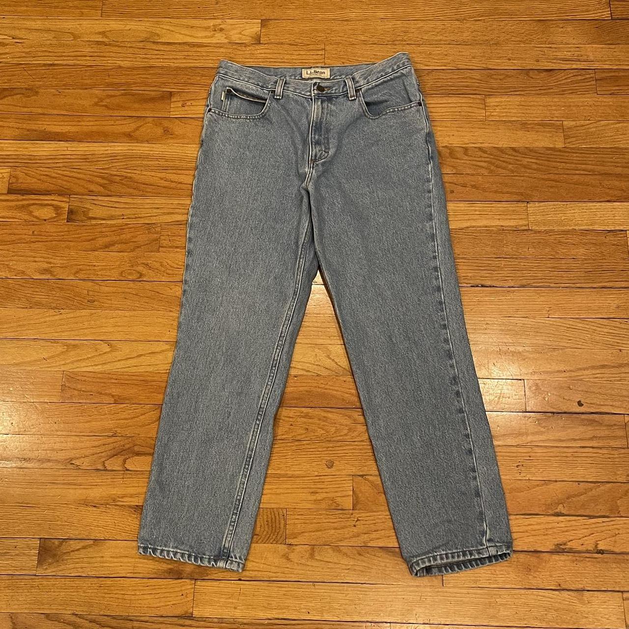 L.L.Bean Men's Blue Jeans Depop