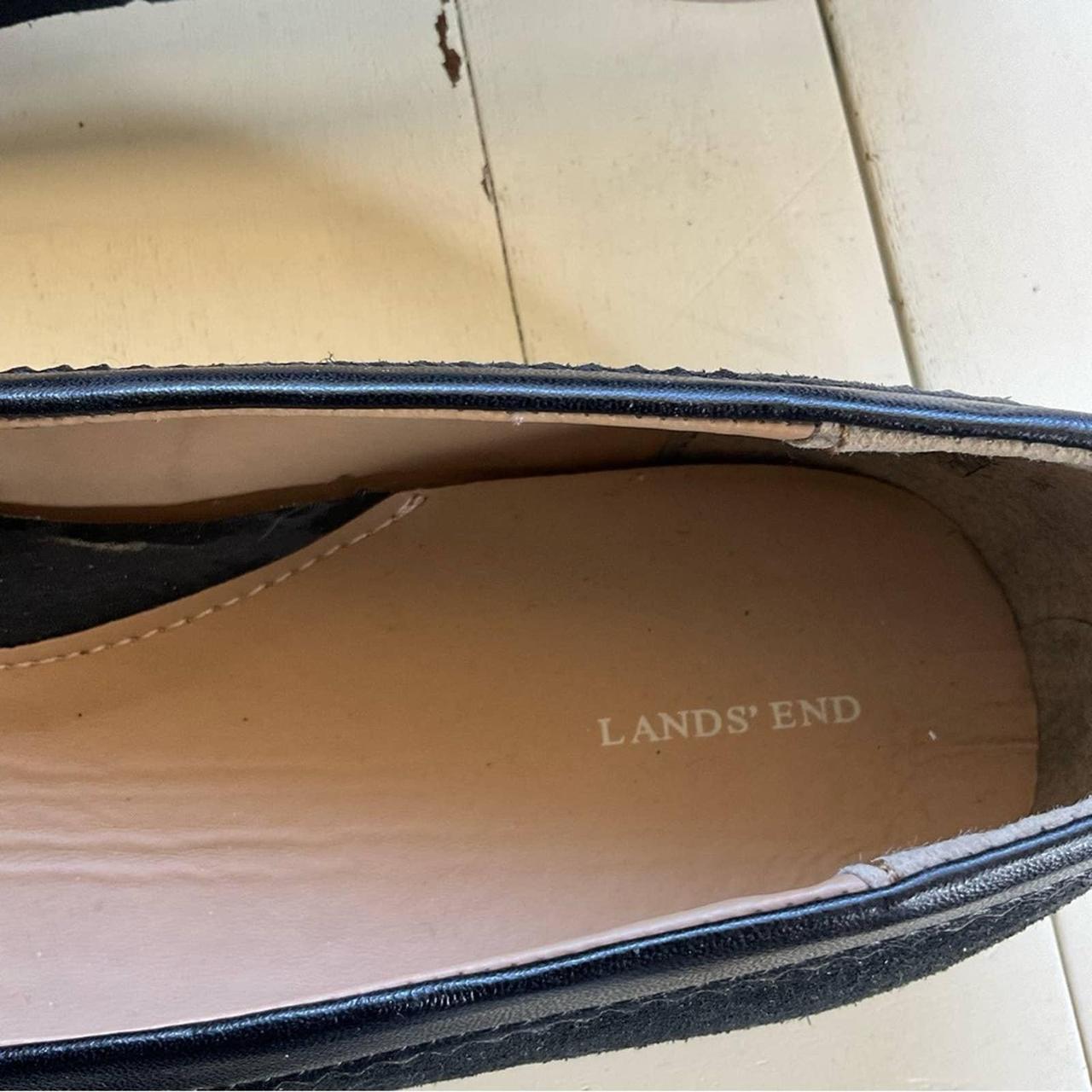 Lands' End Women's Black Balletshoes Depop