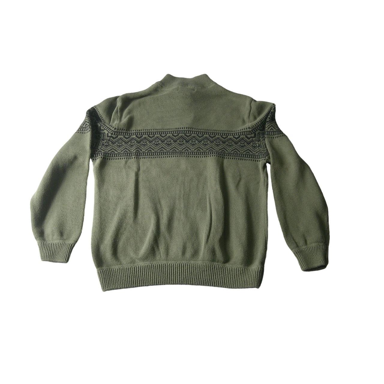 Eddie Bauer Green HalfZip Pullover Sweater S 100... Depop