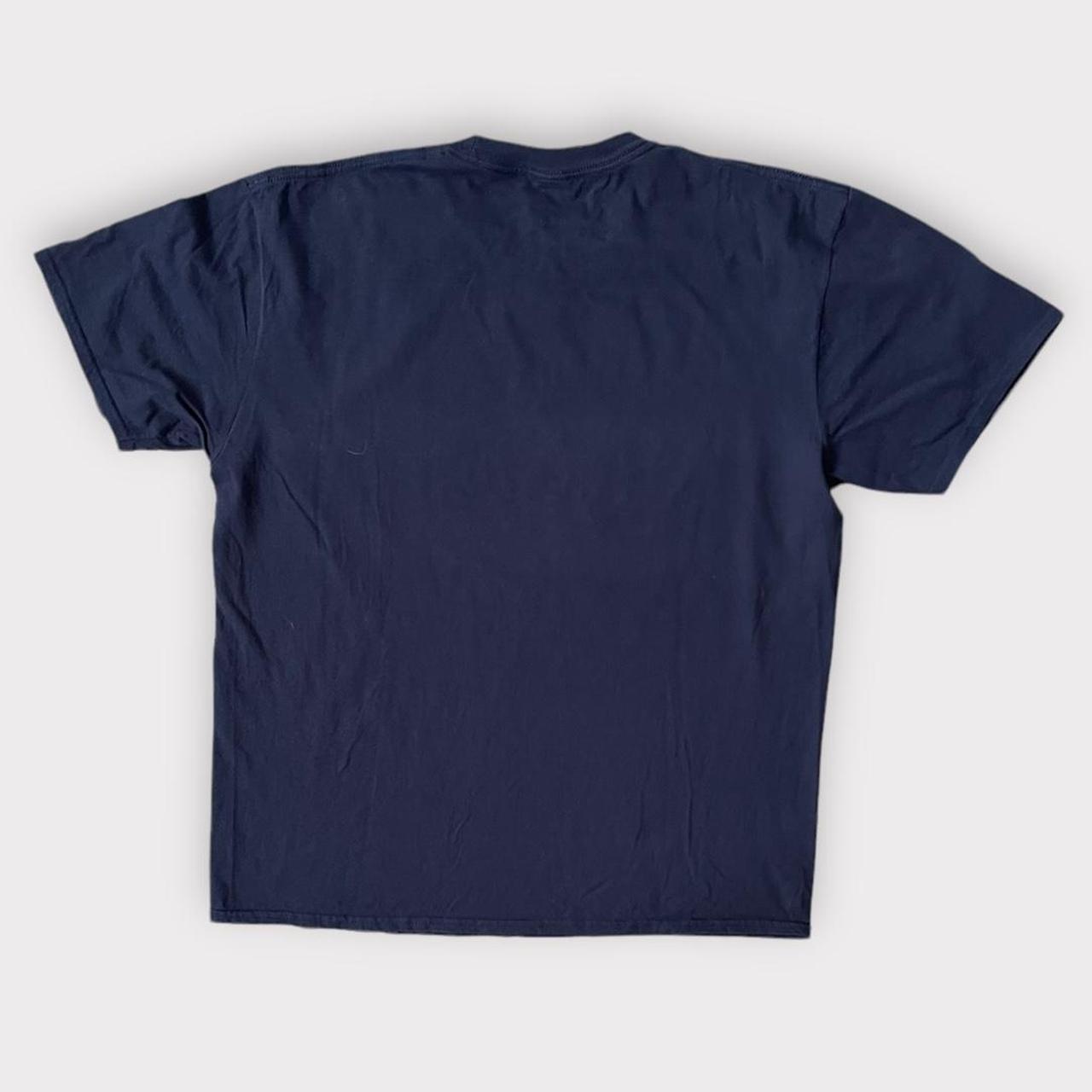 Men's Navy And Yellow T-shirt 