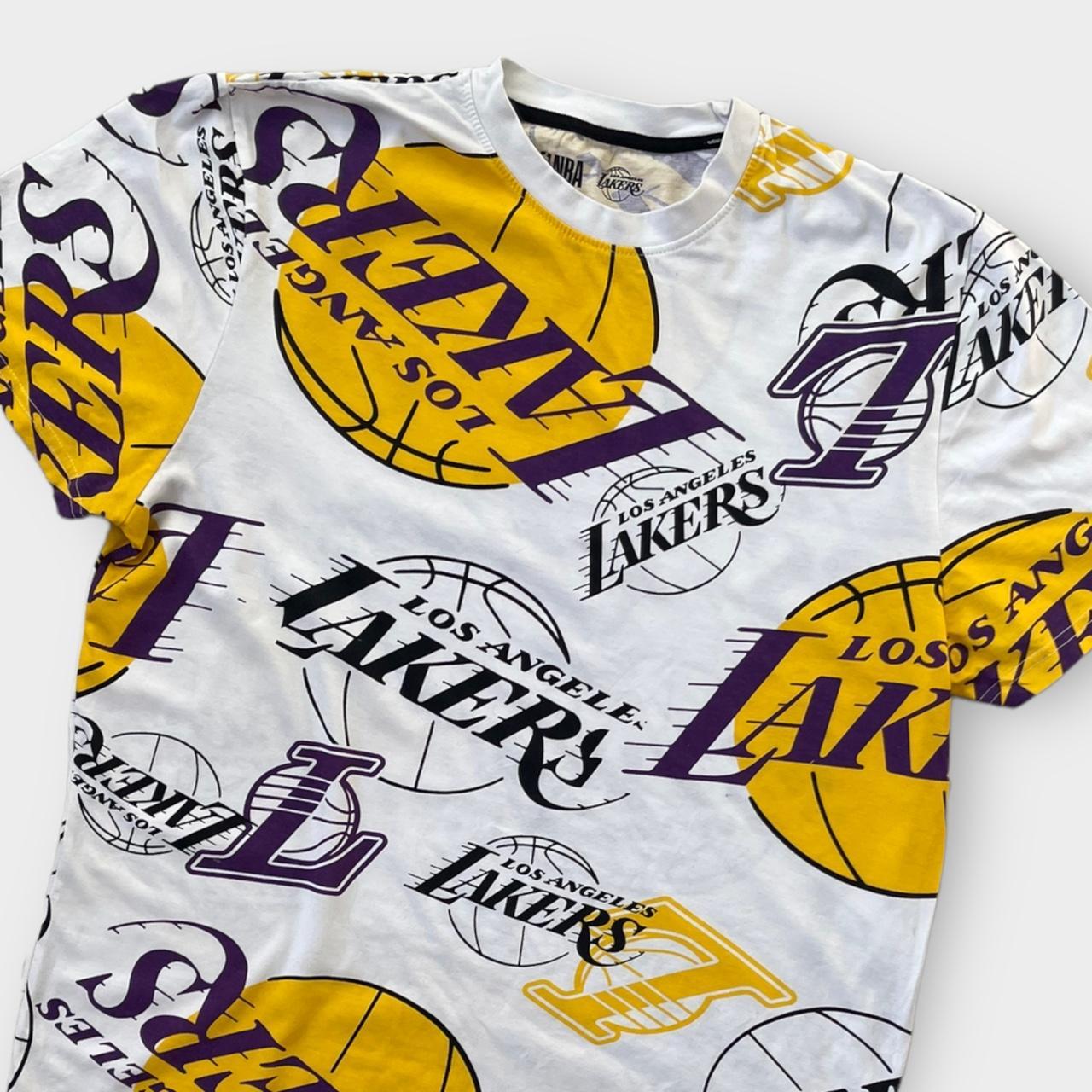 Modern Late 00s LA Lakers Graphic All-over Print... - Depop