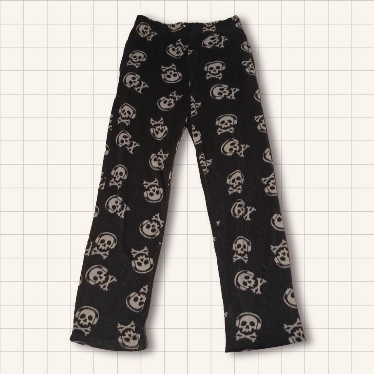 Skull Pajama Pants SUPER Comfortable Cute Depop   P0 