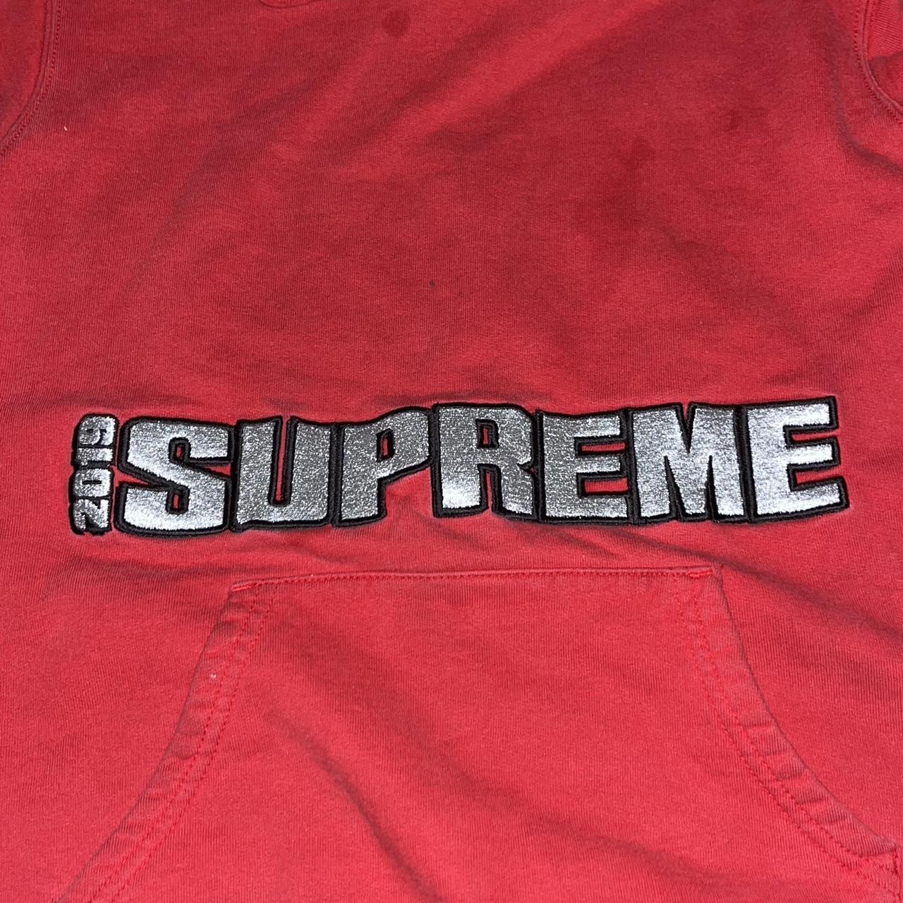 Supreme Blockbuster hoodie - red Size S Worn but... - Depop