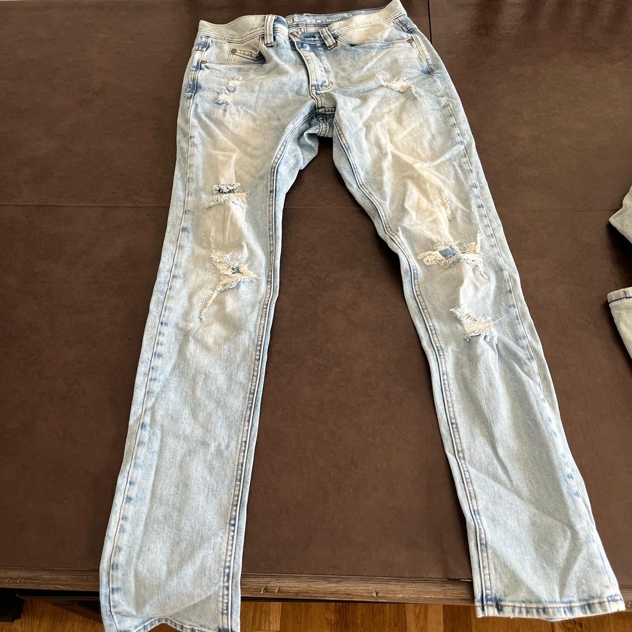 Skinny ripped jeans Excellent condition Worn once - Depop