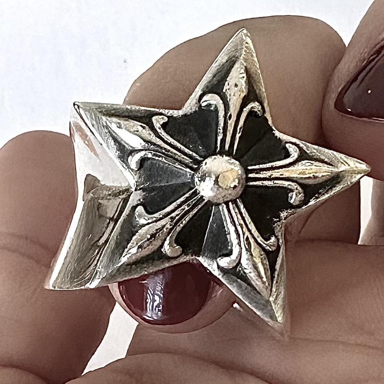 CHROME HEARTS LARGE STAR RING クロムハーツ ラージスター リング