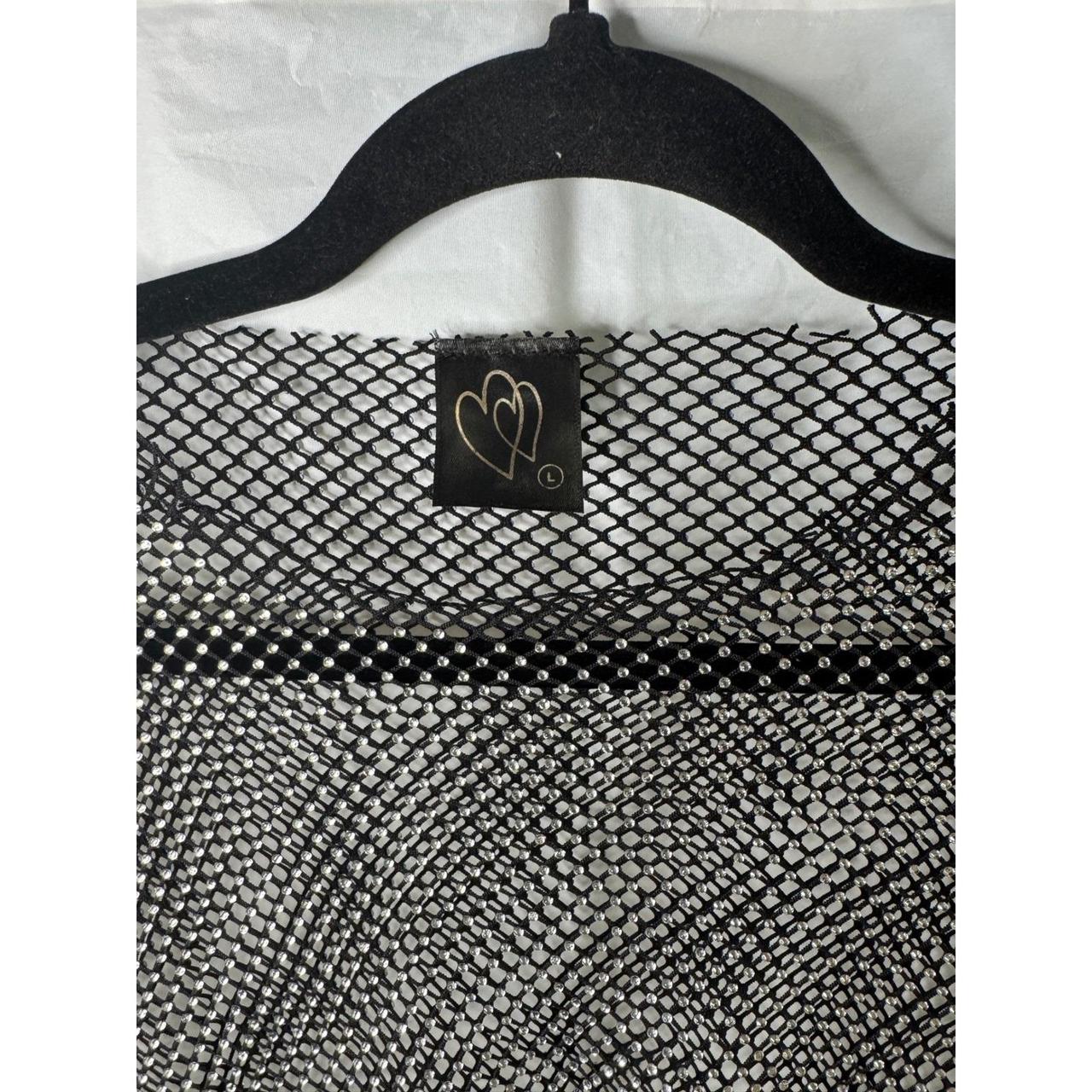 Source Unknown Women's Crop top - Black/Silver - … - image 3