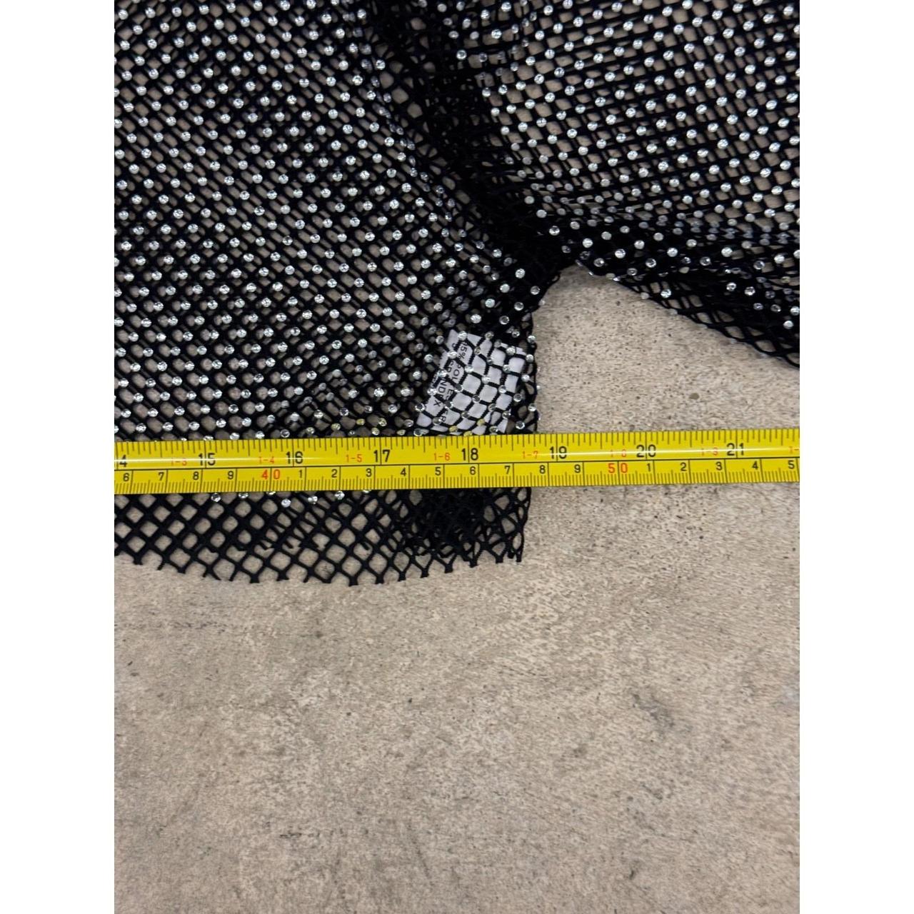 Source Unknown Women's Crop top - Black/Silver - … - image 5