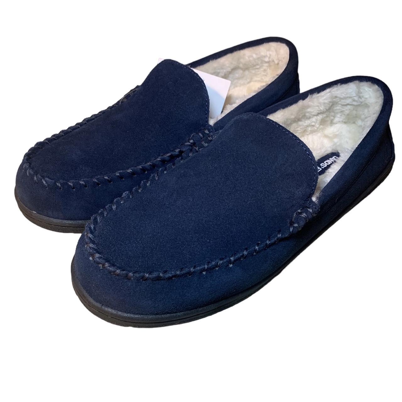 Landsend best sale slippers mens