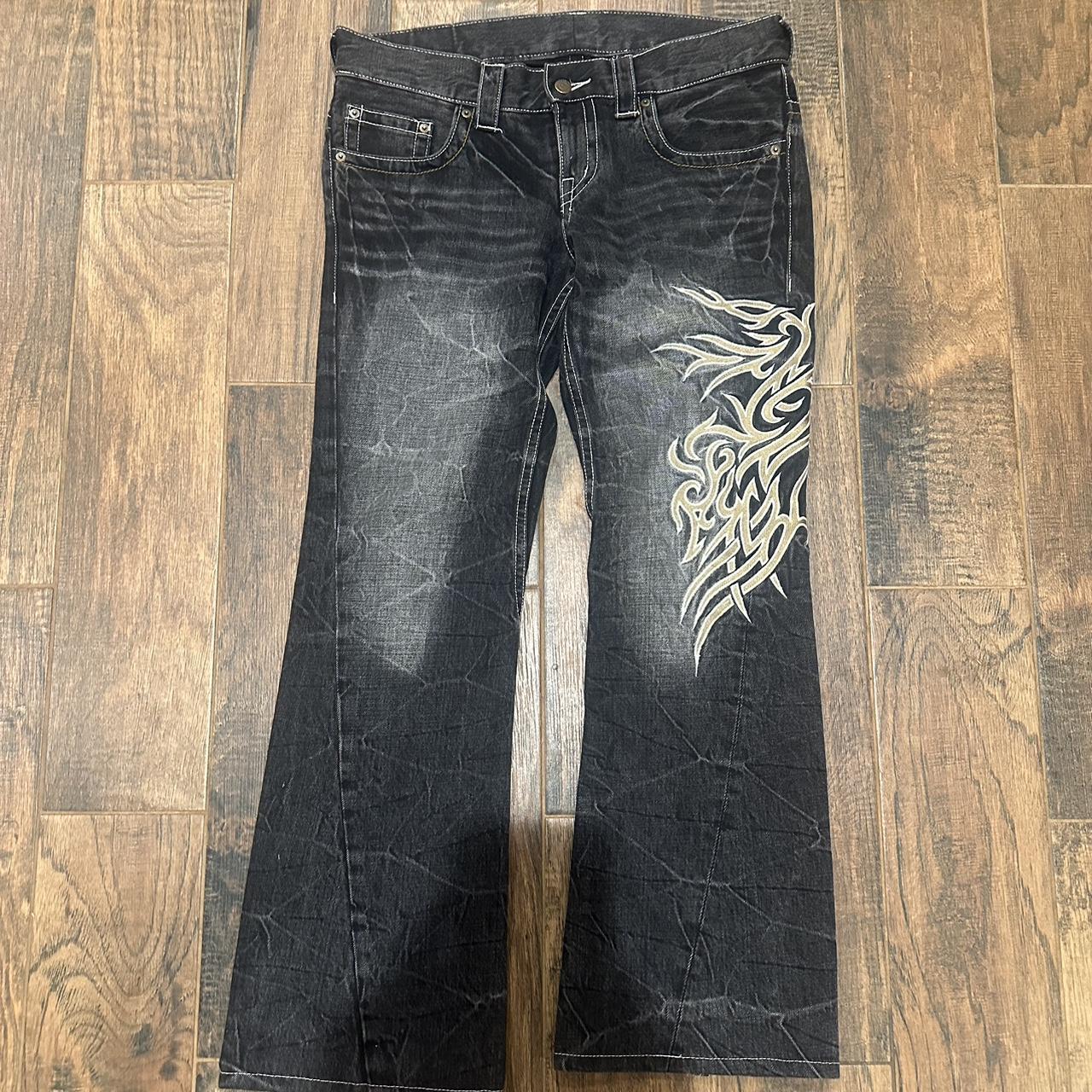 Tornado Mart Jeans Flared Fitting Crazy Ass Depop