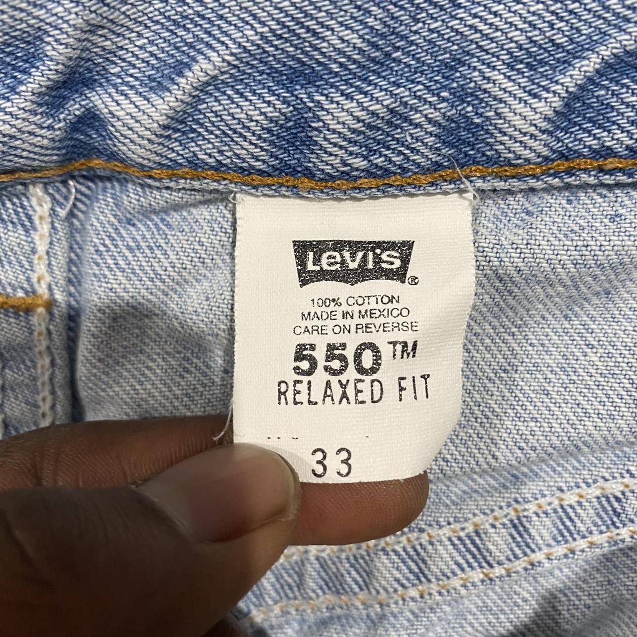 Vintage Levi’s 550 Jorts Wide leg above the knee... - Depop