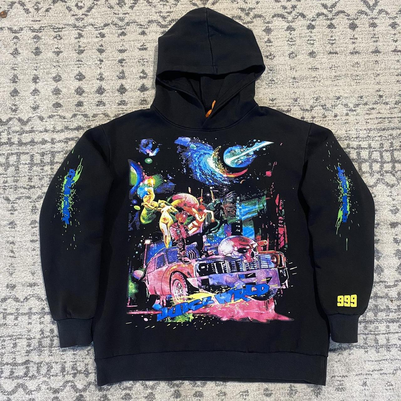 Juice Wrld x Vlone Cosmic Hoodie Black - Mens, Size L