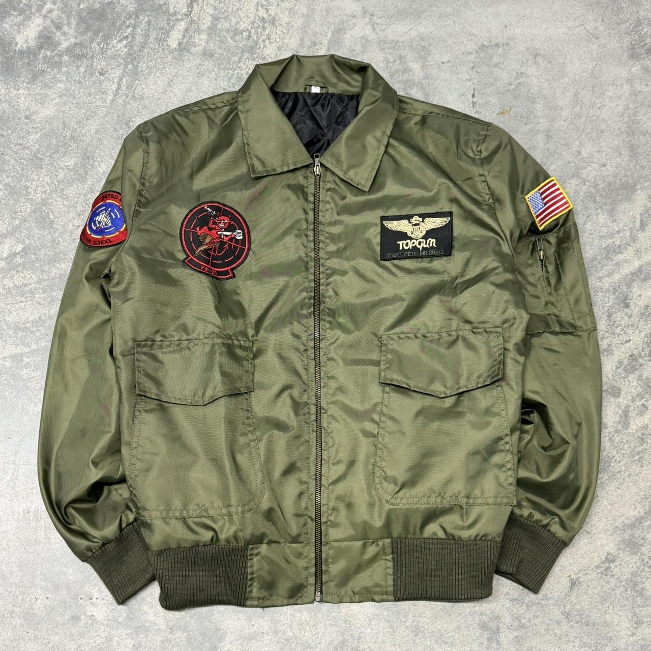 Fighter pilot bomber clearance jacket