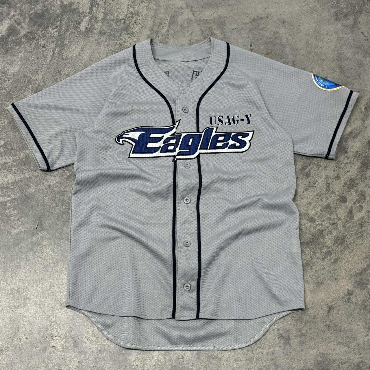 Vintage y2k Korean Baseball Jersey Sick... Depop