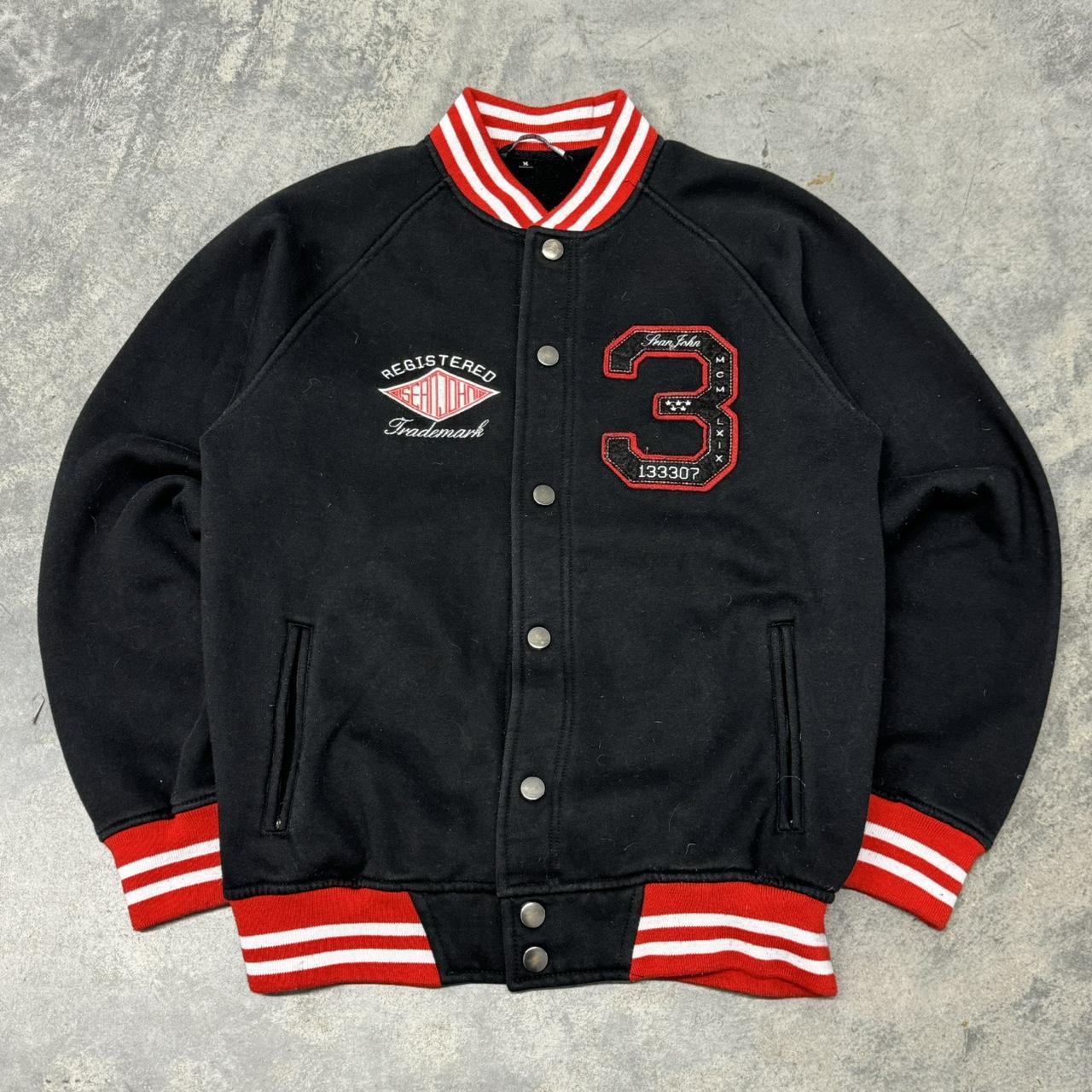 Vintage y2k Sean John Varsity Jacket Medium 26 x... - Depop