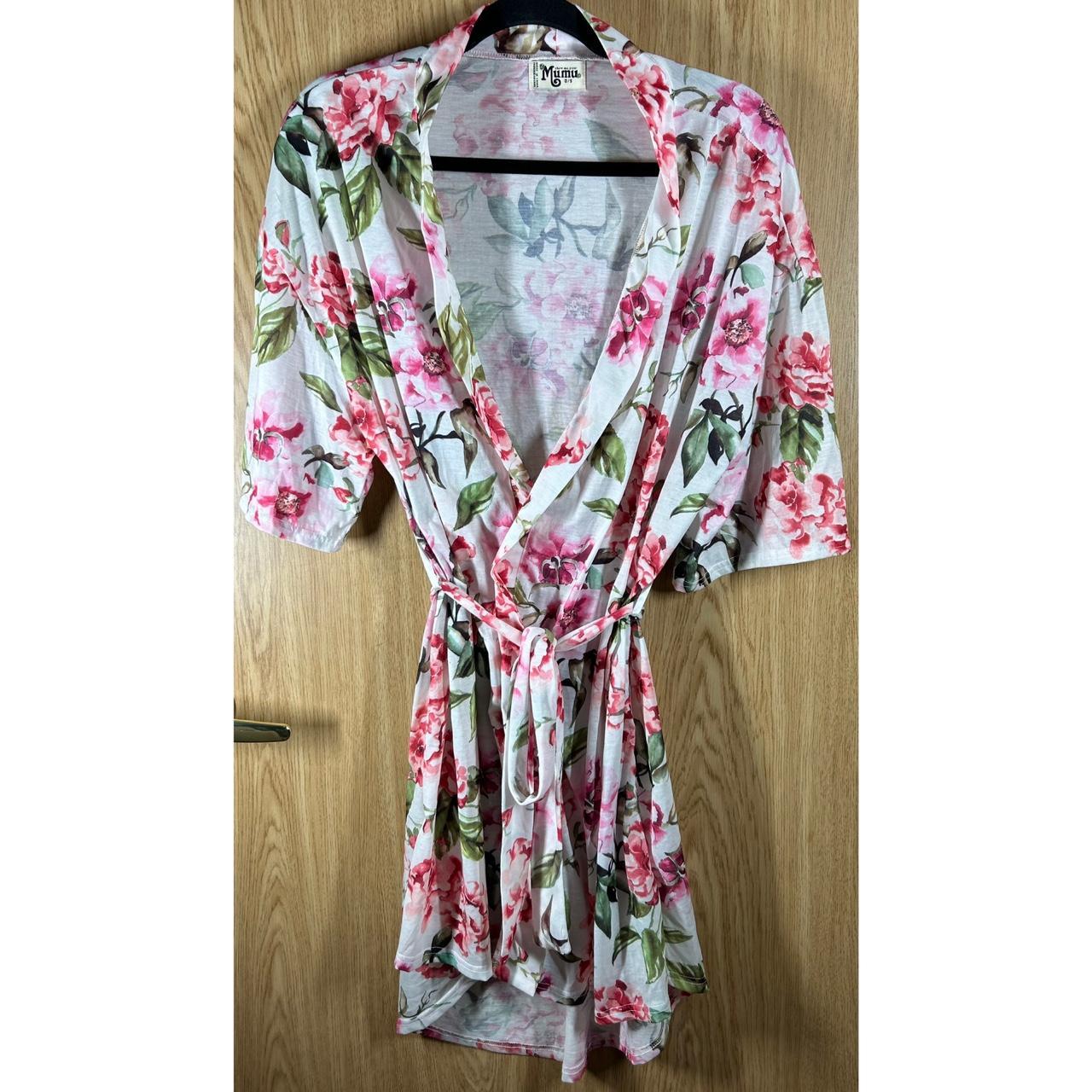 Show Me Your Mumu Brie Floral Robe Size O/S -... - Depop
