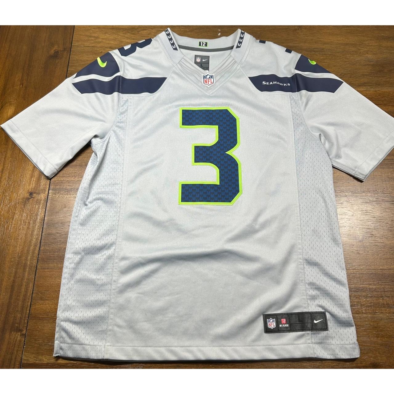 Nike NFL Seattle Seahawks Russell Wilson Neon Green - Depop