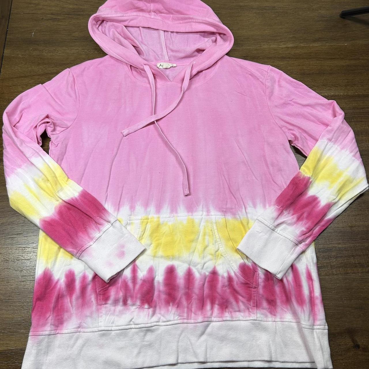 Pink 2025 yellow hoodie