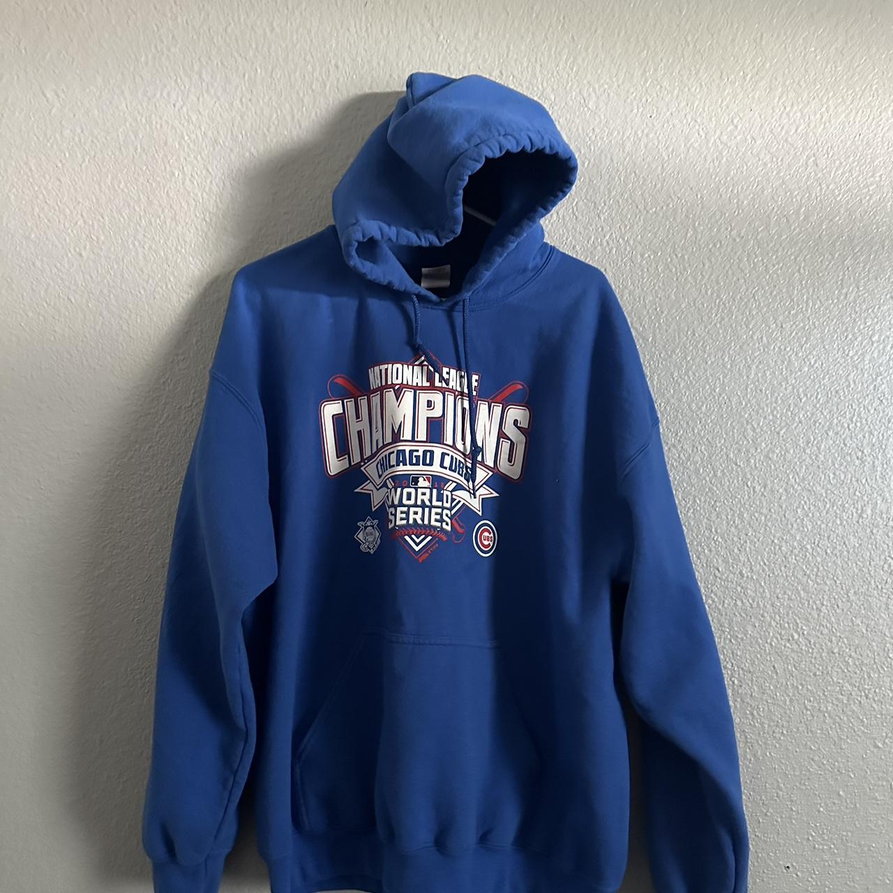 2016 chicago cubs hoodie ⚾️ - fits more like a men's - Depop